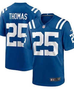 Rodney Thomas Indianapolis Colts Player Game Jersey - Royal