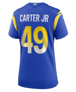 Roger Carter Jr. Los Angeles Rams Women's Game Player Jersey - Royal