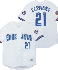 Roger Clemens #21 Toronto Blue Jays 2020 Mlb White Jersey
