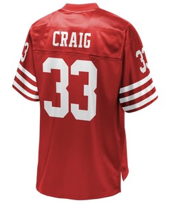 Roger Craig San Francisco 49ers Nfl Pro Line Retired Player Jersey - Scarlet