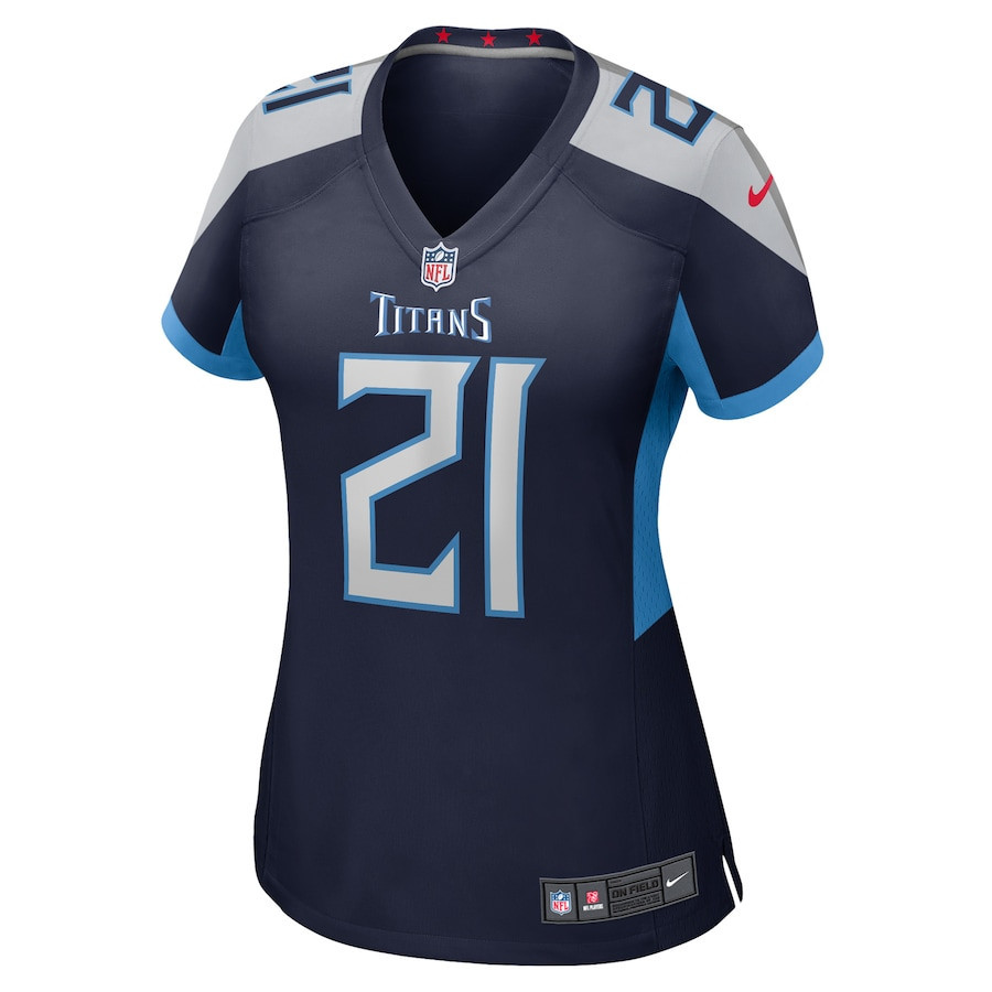 Roger McCreary Tennessee Titans Women's Game Player Jersey - Navy