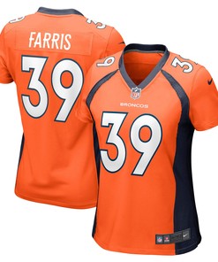 Rojesterman Farris Denver Broncos Womens Game Jersey - Orange Nfl