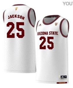 Romaine Jackson 25 Arizona State Sun Devils Retro Basketball Youth Jersey - White