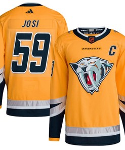 Roman Josi 59 Nashville Predators Reverse Retro 2.0 Jersey - Yellow