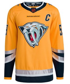 Roman Josi 59 Nashville Predators Reverse Retro 2.0 Jersey - Yellow