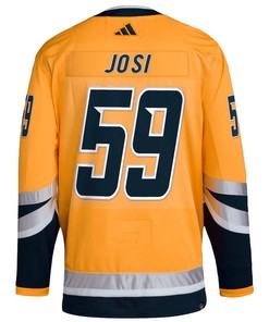 Roman Josi 59 Nashville Predators Reverse Retro 2.0 Jersey - Yellow