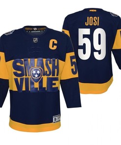 Roman Josi 59 Predators 2022 Stadium Series Youth Navy Primegreen Jersey Jersey