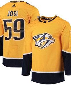 Roman Josi Nashville Predators Adidas Home Primegreen Authentic Pro Player Jersey - Gold Nhl
