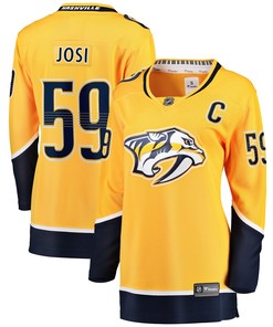 Roman Josi Nashville Predators Fanatics Branded Womens Premier Breakaway Player Jersey - Gold Nhl