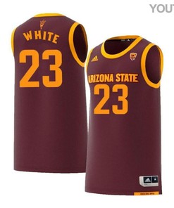 Romello White 23 Arizona State Sun Devils Retro Basketball Youth Jersey - Maroon