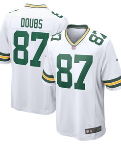Romeo Doubs 87 Green Bay Packers Game Player Jersey - White