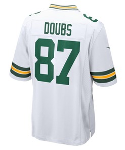 Romeo Doubs 87 Green Bay Packers Game Player Jersey - White