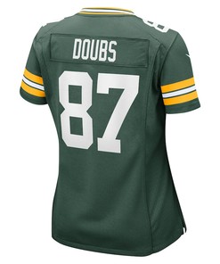 Romeo Doubs 87 Green Bay Packers Women's Player Game Jersey - Green