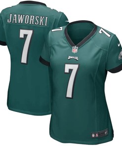 Ron Jaworski 7 Philadelphia Eagles Women's Game Retired Player Jersey - Midnight Green