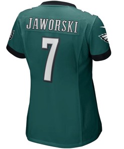 Ron Jaworski 7 Philadelphia Eagles Women's Game Retired Player Jersey - Midnight Green