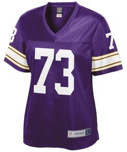 Ron Yary Minnesota Vikings Nfl Pro Line Womens Retired Player Jersey - Purple