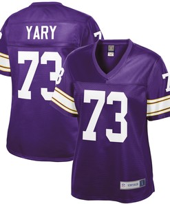 Ron Yary Minnesota Vikings Nfl Pro Line Womens Retired Player Jersey - Purple Nfl