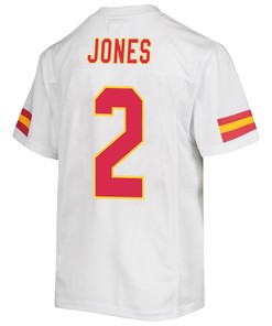 Ronald Jones 2 Kansas City Chiefs Super Bowl LVII Champions 3 Stars Youth Game Jersey - White