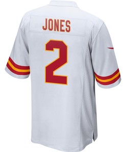 Ronald Jones 2 Kansas City Chiefs Super Bowl LVII Champions Men Game Jersey - White