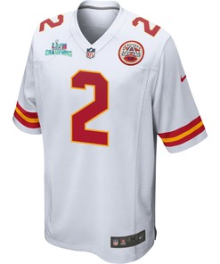 Ronald Jones 2 Kansas City Chiefs Super Bowl LVII Champions Men Game Jersey - White