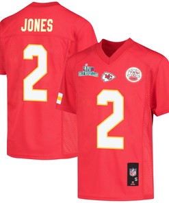 Ronald Jones 2 Kansas City Chiefs Super Bowl LVII Champions Youth Game Jersey - Red