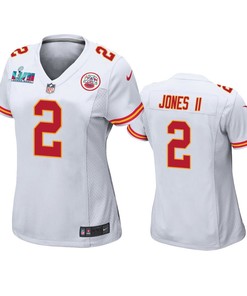 Ronald Jones II 2 Kansas City Chiefs Super Bowl LVII Game Jersey - Women White