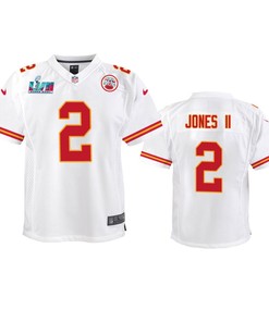 Ronald Jones II 2 Kansas City Chiefs Super Bowl LVII Game Jersey - Youth White