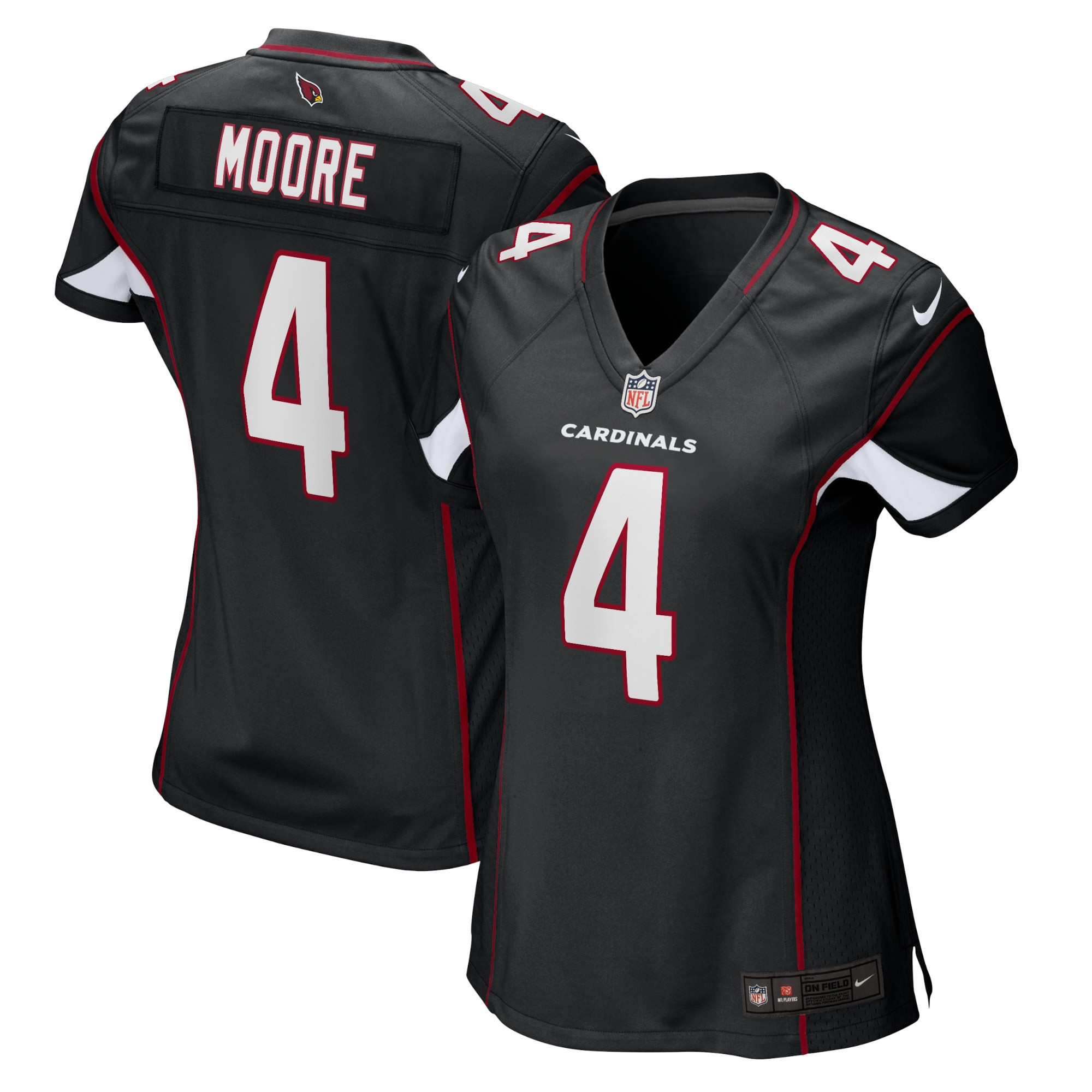 Rondale Moore Arizona Cardinals Womens Alternate Game Jersey Black Nfl