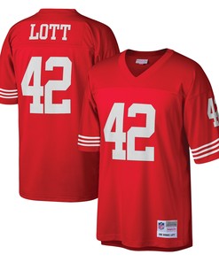 Ronnie Lott San Francisco 49ers Mitchell & Ness Legacy Replica Jersey - Scarlet Nfl