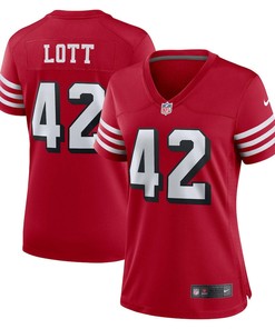 Ronnie Lott San Francisco 49ers Women's Alternate Game Jersey - Scarlet