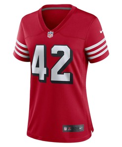 Ronnie Lott San Francisco 49ers Women's Alternate Game Jersey - Scarlet
