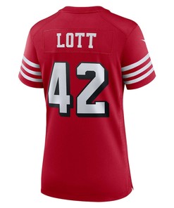 Ronnie Lott San Francisco 49ers Women's Alternate Game Jersey - Scarlet