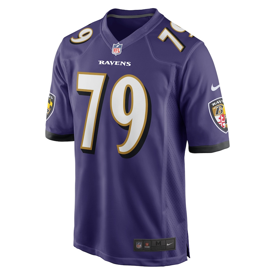 Ronnie Stanley 79 Baltimore Ravens Game Jersey - Purple