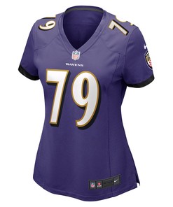 Ronnie Stanley 79 Baltimore Ravens Women's Game Jersey - Purple
