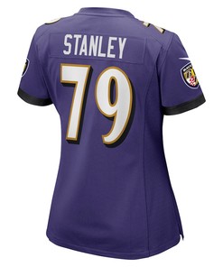 Ronnie Stanley 79 Baltimore Ravens Women's Game Jersey - Purple