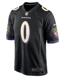 Roquan Smith 0 Baltimore Ravens Team Game Men Jersey - Black