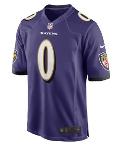 Roquan Smith 0 Baltimore Ravens Team Game Men Jersey - Purple