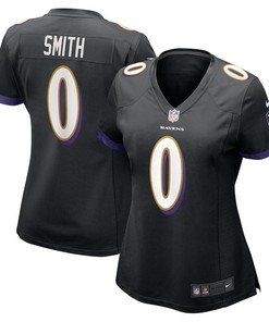Roquan Smith 0 Baltimore Ravens Team Game Women Jersey - Black