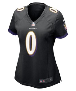 Roquan Smith 0 Baltimore Ravens Team Game Women Jersey - Black