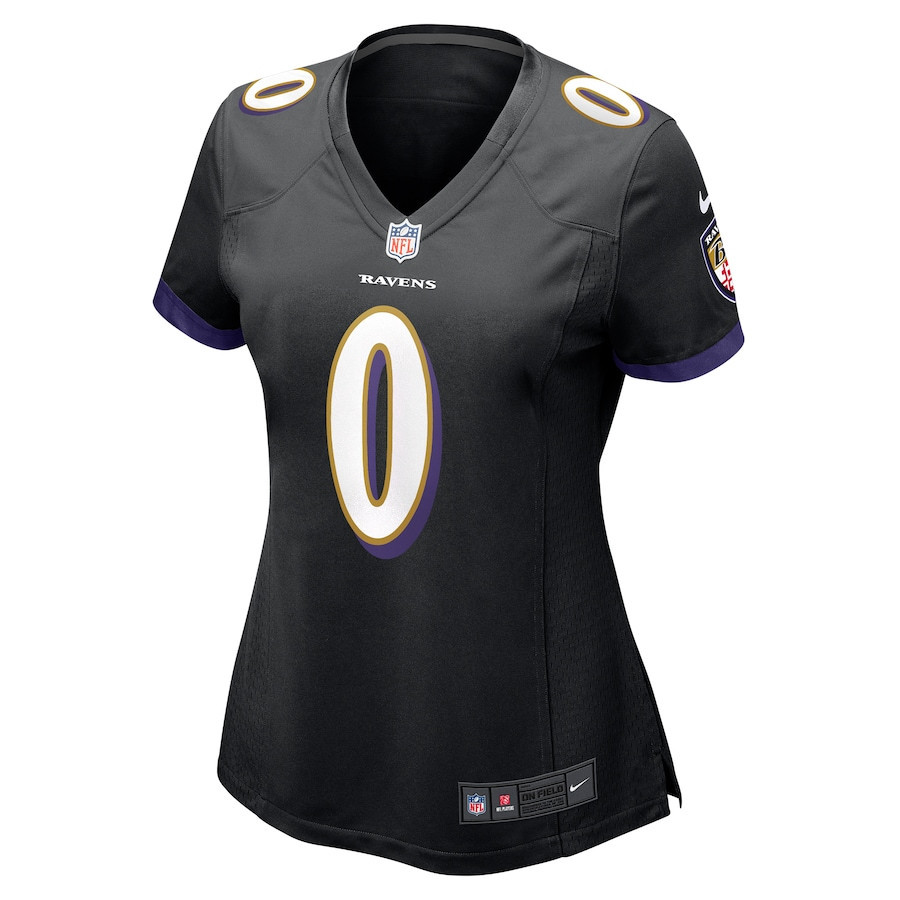 Roquan Smith 0 Baltimore Ravens Team Game Women Jersey - Black