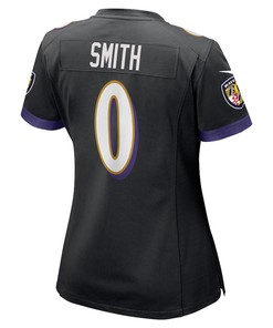 Roquan Smith 0 Baltimore Ravens Team Game Women Jersey - Black