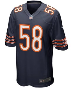 Roquan Smith Chicago Bears 2018 Nfl Draft First Round Pick Game Jersey - Navy