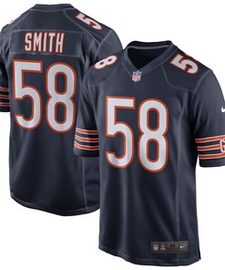 Roquan Smith Chicago Bears Game Jersey - Navy Nfl