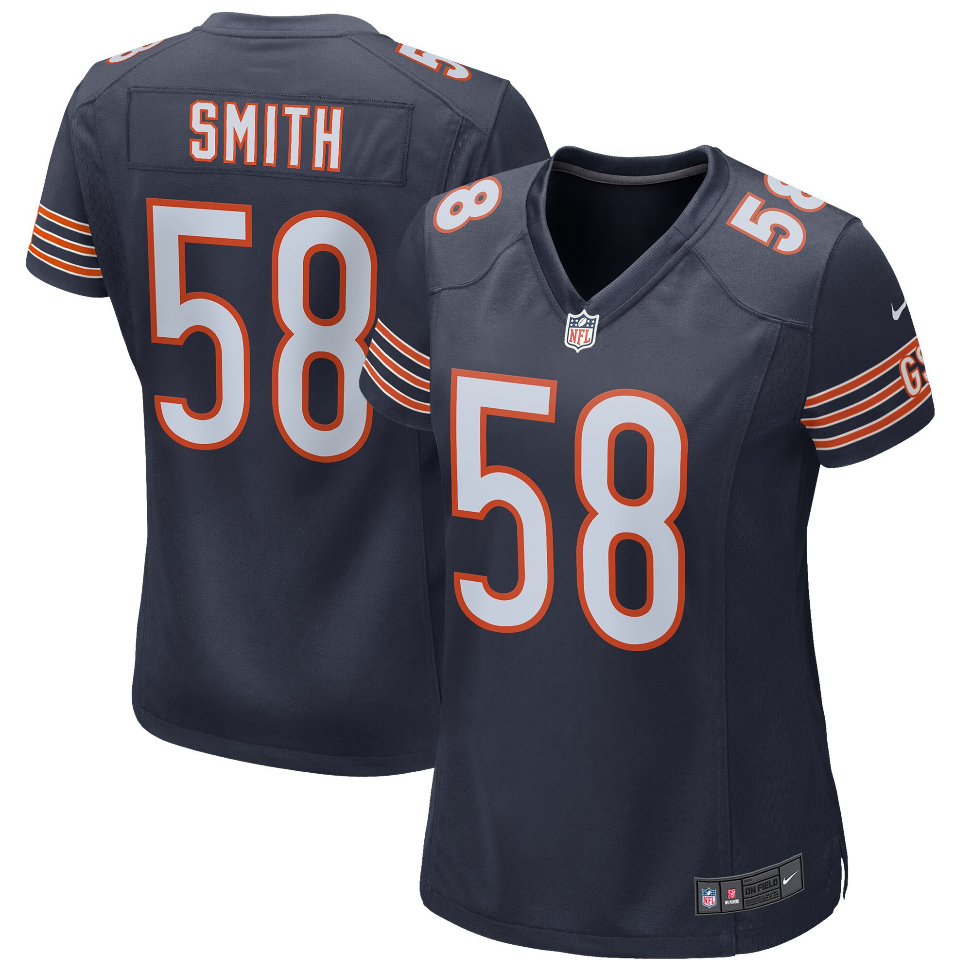 Roquan Smith Chicago Bears Womens Game Jersey - Navy Nfl