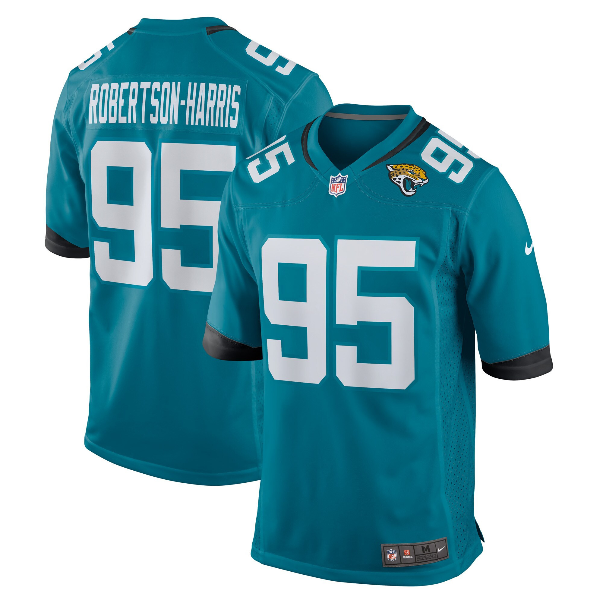 Roy Robertson Harris Jacksonville Jaguars Game Jersey Teal Nfl