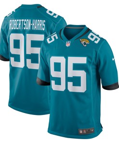 Roy Robertson Harris Jacksonville Jaguars Game Jersey Teal Nfl