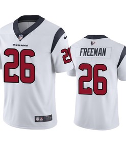 Royce Freeman 26 Houston Texans White Vapor Limited Jersey