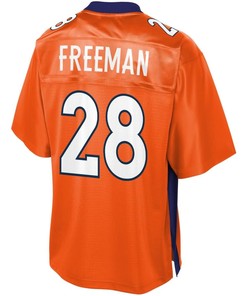 Royce Freeman Denver Broncos Nfl Pro Line Player Jersey - Orange