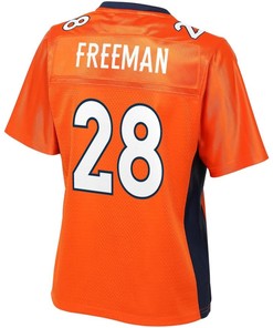 Royce Freeman Denver Broncos Nfl Pro Line Womens Player Jersey - Orange