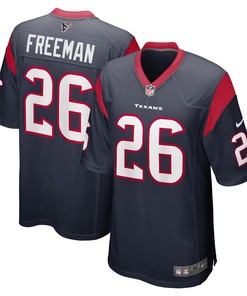 Royce Freeman Houston Texans Game Player Jersey - Navy